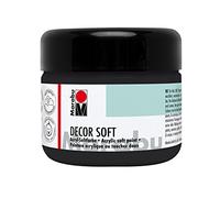 Marabu 14020025073 - Colore acrilico morbido, Decor Soft Black 225 ml, a base d'acqua, resistente alla luce, alla saliva, ad asciugatura rapida, molto coprente, dona una superficie super morbida