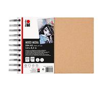Marabu 161200200 - Quaderno a Spirale per Schizzi, Formato A5, 32 Fogli