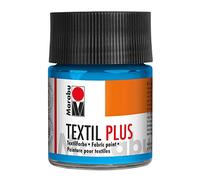 Marabu Textil Plus Jar, Colore per Tessuti, Azzurro, 50 ml (Confezione da 1), 50 unità