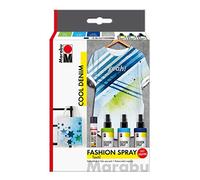Marabu 171800080 Colori Spray per Tessuti, Cool Denim, 1 Set