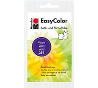 Marabu 17350022251 - Pittura a Mano per Cotone, Lino, Seta e Tessuto Misto, Lavabile a Mano Fino a 30°C, Ottima Resistenza alla Luce, Non Adatta alla Cottura, 25 g, Colore: Viola