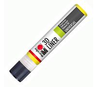 Marabu 620 - Pennarello, 25 ml, 3D, Colore: Giallo Limone