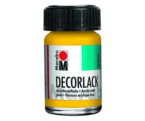 Marabu acrilico vernice "Decor, mittelgelb, 15 ML, in vetro