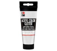 Marabu Acryl Color - Vernice acrilica cremosa a base d'acqua, Nero, 100 ml