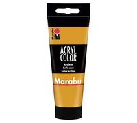 Marabu Acryl Color - Vernice acrilica cremosa a base d'acqua, Ocra 100 ml