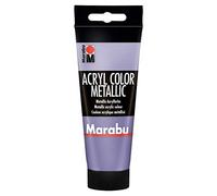 Marabu Acryl Color - Vernice acrilica cremosa a base d'acqua, Viola metallizzato, 100 ml