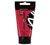 Marabu Artist Acrilico Krapprot 12200002912 - Pittura acrilica fine di qualità Artistica, a Base d'Acqua, consistenza pastosa, Altamente pigmentata, Ottima brillantezza e opacità