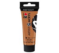 Marabu Artist Acryl Siena 941 12200055941 - Pittura acrilica fine di qualità artistica, a base d'acqua, consistenza pastosa, altamente pigmentata, ottima brillantezza e opacità