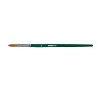Marabu artisti Fino, Misura 10, Legno Certificato FSC, Pennello Rotondo con peli Speciali Toray per Pittura acrilica, Olio e Acquerello, 01910000010, Wood, Green