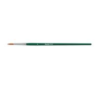 Marabu artisti Fino, Misura 6, Legno Certificato FSC, Pennello Rotondo con peli Speciali Toray per Pittura acrilica, Olio e Acquerello, 01910000006, Wood, Green, Unica