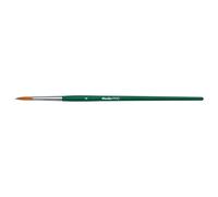 Marabu artisti Fino, Misura 8, Legno Certificato FSC, Pennello Rotondo con peli Speciali Toray per Pittura acrilica, Olio e Acquerello, 01910000008, Wood, Green