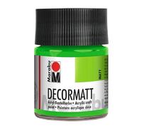 Marabu - Colore Acrilico DecorMatt, 50 ml, Colore: Giallo