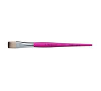Marabu Decoration & Hobby, Misura 24, Pelo Sintetico in Legno Certificato FSC, Pennello Piatto per Fondi e Vernici, 01950000024, Wood, Magenta