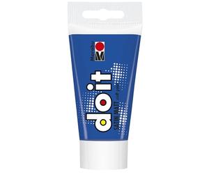 Marabu DO IT Craft Paint, 75 ml blu medio, vernice acrilica semilucida per bricolage, artigianato e hobby, vernice a base d'acqua, resistente alle intemperie, resistente alla luce, vegan, 12760002052