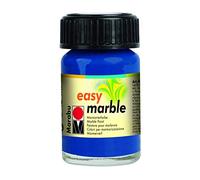 Marabu Easy Marble Jar 15ml con Tappo contagocce - Dark Ultramarine, Vernice