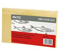 Marabu Factis 01730155907 Rubber Carving Block, Pieghevole e Morbida Piastra di Stampa, Riutilizzabile, Ideale per Belli progetti ad Alta Pressione, ca. 15,5 x 9 0,7 cm, Multicolore