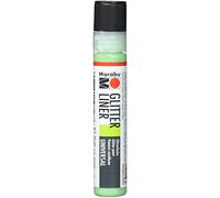 Marabu Glitzerfarbe Glitter-Liner, Glitter-kiwigrün, 25 ml