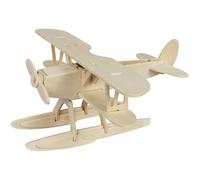 Marabu- Aereo Kids-Puzzle in Legno 3D, Motivo: idrovolante, 28 Pezzi, Circa 21 x 9 cm, Colore, Medio, 0317000000002