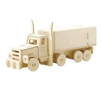 Marabu Kids-Puzzle in Legno 3D con Camion, 38 Pezzi, Circa 19 x 8 cm, Colore, Unica, 0317000000004