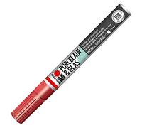 Marabu - Pennarello a Vernice, Metallic Red, 2 x 2 x 14 cm