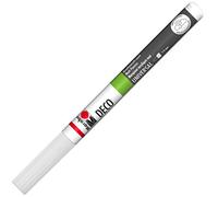 Marabu - Pennarello acrilico opaco Deco Painter, 1 / 2 mm bianco