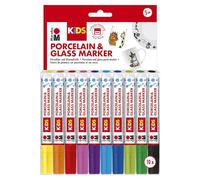 Marabu Porcelain e Vetro Kids, Fun 3er sortierung, Universal Pizzo