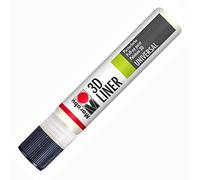 Marabu Relief Colore 3D-Liner, 3D-Color Notte Giallo Chiaro, 25 ml Confezione = 1