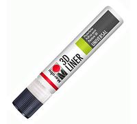 Marabu Relieffarbe 3D-Liner, 3D-Weiß, 25 ml