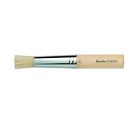 Marabu setola Robusta, Misura 14, Legno Certificato FSC, Pennello da Stippling per Tessuti, Colori acrilici e ad Olio, 01510000014, Wood