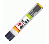 Marabu Sollievo Vernice 3D-Liner, Media 3D Giallo, 25 ml