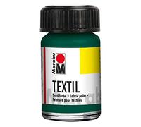 Marabu Textil Jar, Vernice per Tessuti, Verde Scuro, 15 ml