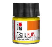 Marabu Textil Plus Limone, Colore Scuri, Adatto per Pittura Stampa su Tessuto, Dopo Il Fissaggio, Lavabile Fino a 40, 50 ml (1er Pack), 50 unità