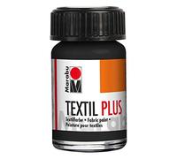 Marabu Textilfarbe Textil, schwarz, 15 ml, im Glas