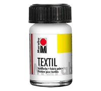 Marabu Textilfarbe Textil, weiß, 15 ml, im Glas