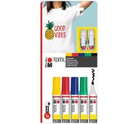 Marabu Textilmarker Textil Painter, 5er Blister