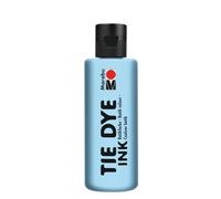 Marabu Tie Dye Ink Batik in Blu Pastello, 80 ml Base d'Acqua, Vegan, Vernice radiante per Tessuti Chiari con Un Massimo del 20% di Fibre Sintetiche, 17300004256, Pastel Blue