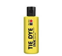 Marabu Tie Dye Ink Batik in Giallo, 80 ml Base d'Acqua, vegana, Vernice radiante per Tessuti Chiari con Un Contenuto di Fibre Sintetiche Fino al 20%, 17300004019, Yellow