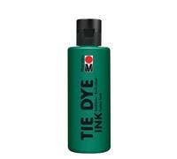 Marabu Tie Dye Ink Batik Verde Scuro, 80 ml Base d'Acqua, vegana, Vernice radiante per Tessuti Chiari con Un Massimo del 20% di Fibre Sintetiche, 17300004068, Dark Green