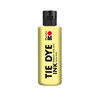Marabu TIE DYE INK, colore per batik in giallo pastello, 80 ml di colore a base d’acqua, vegano, colore brillante per tessuti chiari con contenuto di fibre sintetiche fino al 20%, 17300004218