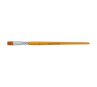 Marabu Universale, Misura 14, Pelo Sintetico in Legno Certificato FSC, Pennello Piatto per Acquerello, Seta e Pittura su Vetro, 01830000014, Wood, Yellow