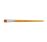 Marabu Universale, Misura 20, Pelo Sintetico in Legno Certificato FSC, Pennello Piatto per Acquerello, Seta e Pittura su Vetro, 01830000020, Wood, Yellow