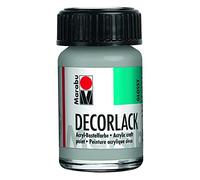 Marabu Vernice acrilica Decorlack, argento metallico, 15 ml