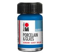 Marabu Vernice lucida per porcellana, ceramica e vetro, 15 ml, per pittura e timbratura, a base d'acqua, lavabile, lavabile in lavastoviglie