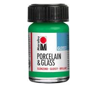 Marabu Vernice lucida per porcellana, ceramica e vetro, 15 ml, per pittura e timbratura a base d'acqua, lavabile, lavabile in lavastoviglie