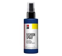 Marabu - Vernice per Stoffa con erogatore Spray, 100 ml, Color Blu Notte