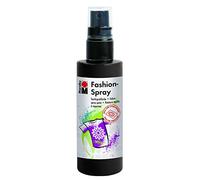 Marabu - Vernice per Stoffa con erogatore Spray, 100 ml, Color Nero