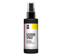 Marabu - Vernice per Stoffa con erogatore Spray, 100 ml, Color Nero