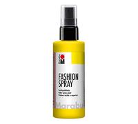 Marabu - Vernice per Stoffa con erogatore Spray, 100 ml, Colore Giallo (Sunshine Yellow)