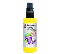 Marabu - Vernice per Stoffa con erogatore Spray, 100 ml, Colore Giallo (Sunshine Yellow)