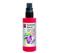 Marabu - Vernice per Stoffa con erogatore Spray, 100 ml, Colore Rosso